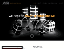 Tablet Screenshot of adaptivesolutionsinc.com